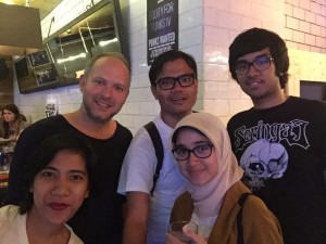 Tetta, Joe, saya, Thalita, dan Arya.